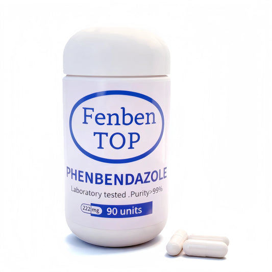 Fenbendazole Capsules 222mg (90 Count) | >99% Pure | Lab-Tested & Vegan