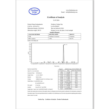 Fenbendazole Bulk Powder 1000g